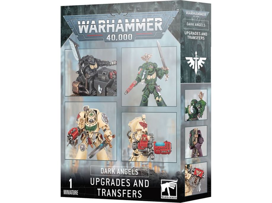 Collectible Miniature Games Games Workshop - Warhammer 40K - Dark Angels - Upgrades and Transfers - 44-24 - Cardboard Memories Inc.