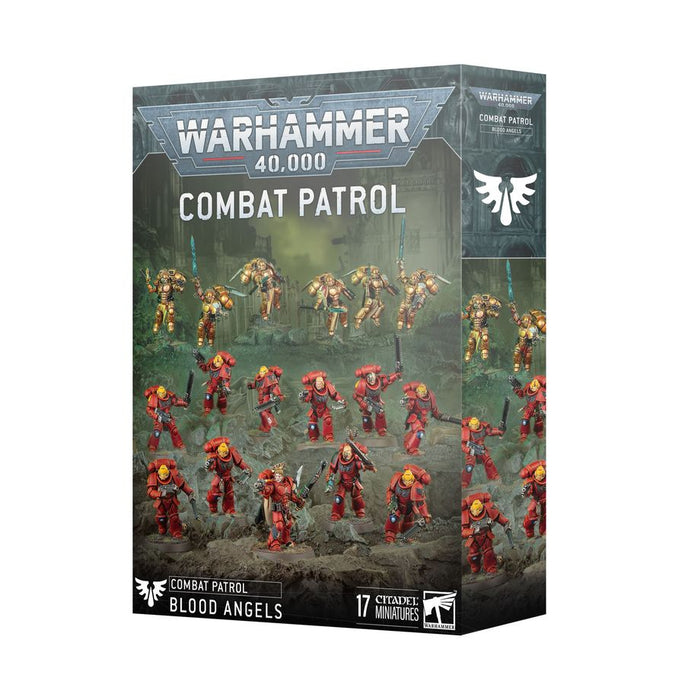 Collectible Miniature Games Games Workshop - Warhammer 40K - Blood Angels - Combat Patrol - 43-411 - Cardboard Memories Inc.