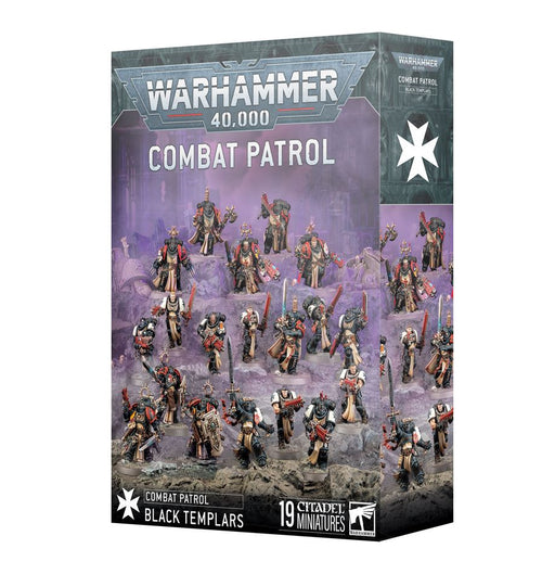 Collectible Miniature Games Games Workshop - Warhammer 40K - Black Templars - Combat Patrol - 73-553 - Cardboard Memories Inc.