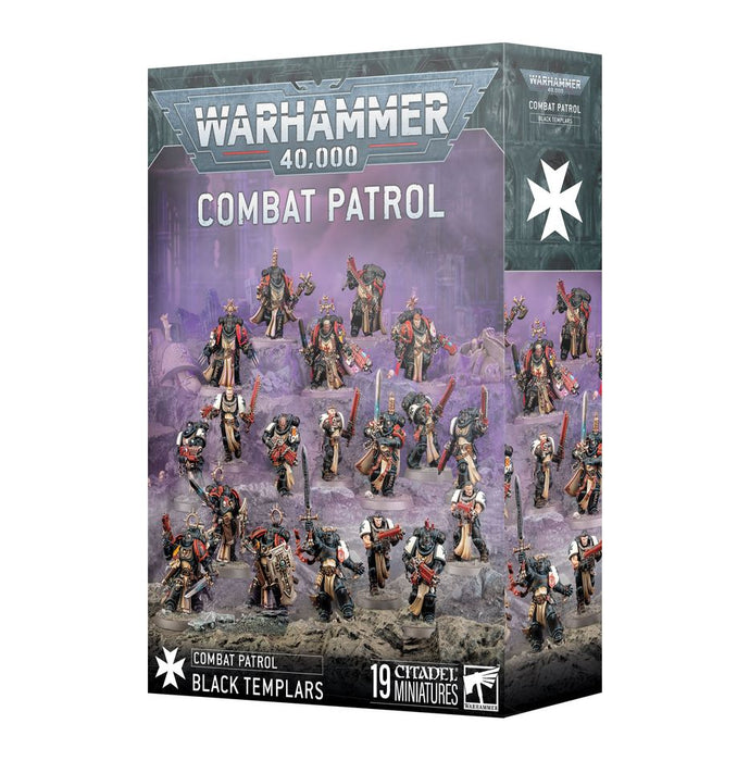 Collectible Miniature Games Games Workshop - Warhammer 40K - Black Templars - Combat Patrol - 73-553 - Cardboard Memories Inc.