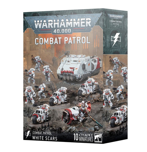 Collectible Miniature Games Games Workshop - Warhammer 40K - White Scars - Combat Patrol - 73-556 - Cardboard Memories Inc.