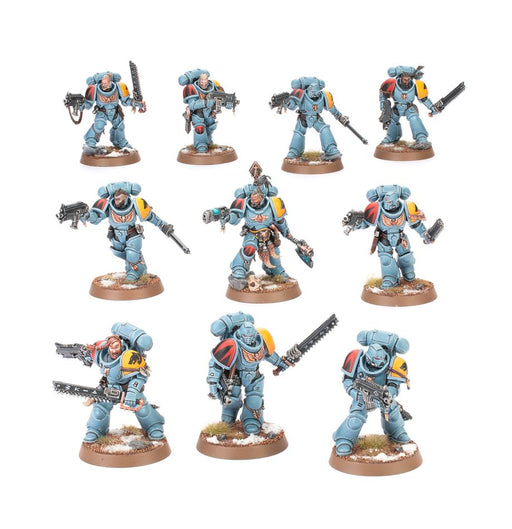 Collectible Miniature Games Games Workshop - Warhammer 40K - Space Wolves - Grey Hunters - 53-21 - Cardboard Memories Inc.