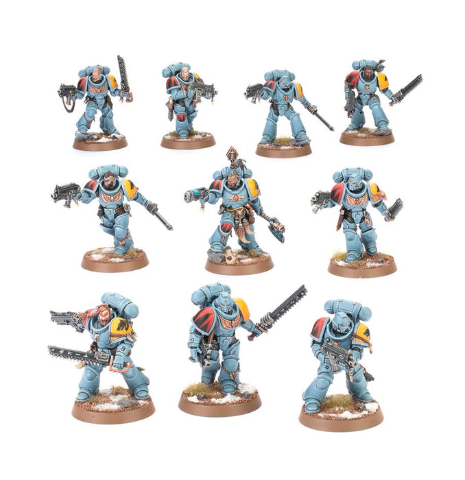 Collectible Miniature Games Games Workshop - Warhammer 40K - Space Wolves - Grey Hunters - 53-21 - Cardboard Memories Inc.