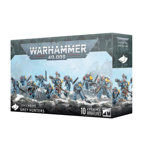 Collectible Miniature Games Games Workshop - Warhammer 40K - Space Wolves - Grey Hunters - 53-21 - Cardboard Memories Inc.