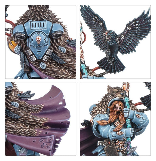 Collectible Miniature Games Games Workshop - Warhammer 40K - Space Wolves - Njal Stormcaller - 53-35 - Available July 12th 2025 - Cardboard Memories Inc.