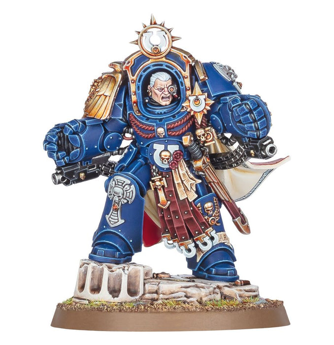 Collectible Miniature Games Games Workshop - Warhammer 40K - Space Marines - Marneus Calgar in Armor of Antilochus - 55-47 - Cardboard Memories Inc.