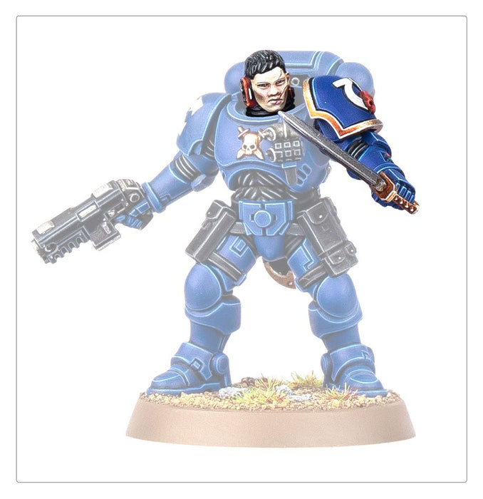 Collectible Miniature Games Games Workshop - Warhammer 40K - Space Marines - Ultramarines Upgrades & Transfers Kit - 55-72 - Cardboard Memories Inc.