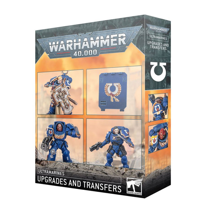 Collectible Miniature Games Games Workshop - Warhammer 40K - Space Marines - Ultramarines Upgrades & Transfers Kit - 55-72 - Cardboard Memories Inc.