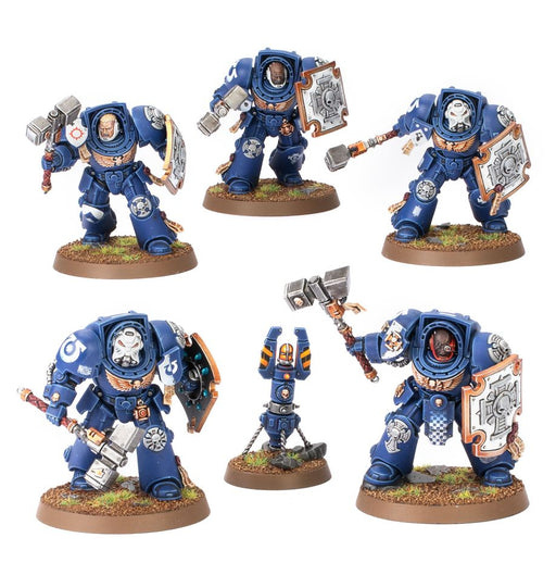 Collectible Miniature Games Games Workshop - Warhammer 40K - Space Marines - Terminator Assault Squad - 48-34 - Available December 6th 2025 - Cardboard Memories Inc.