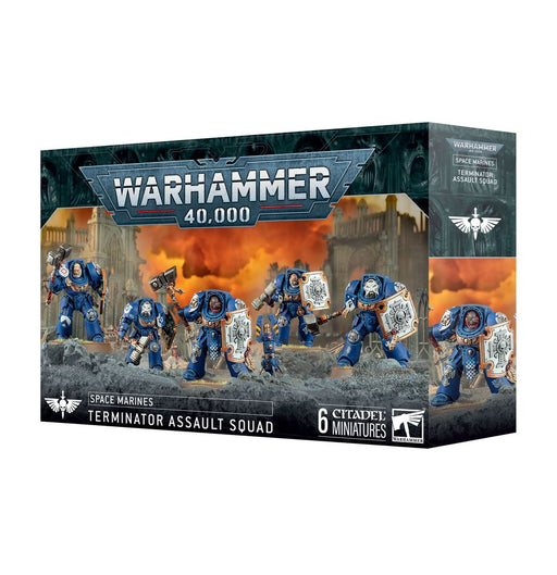 Collectible Miniature Games Games Workshop - Warhammer 40K - Space Marines - Terminator Assault Squad - 48-34 - Available December 6th 2025 - Cardboard Memories Inc.