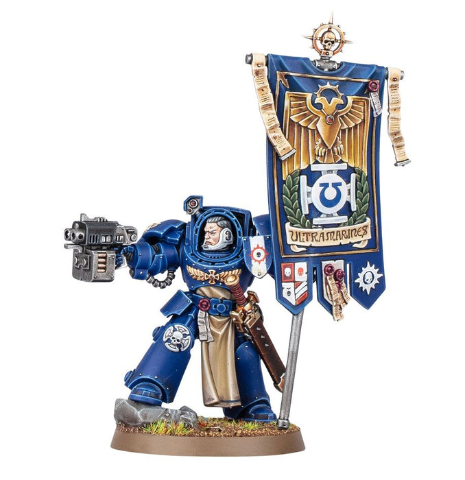 Collectible Miniature Games Games Workshop - Warhammer 40K - Space Marines - Ancient in Terminator Armour - 48-104 - Available December 6th 2025 - Cardboard Memories Inc.
