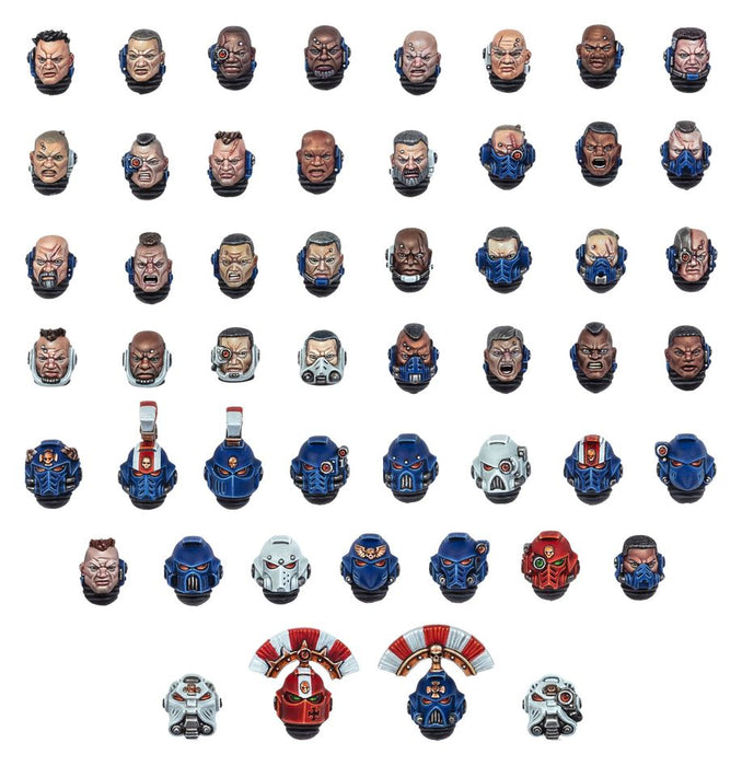 Collectible Miniature Games Games Workshop - Warhammer 40K - Space Marines - Battleforce - Iron Halo Strike Force - 71-48 - Cardboard Memories Inc.