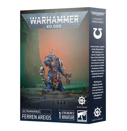 Collectible Miniature Games Games Workshop - Warhammer 40K - Black Library - Space Marines - Ferren Areios - 55-37 - Available December 6th 2025 - Cardboard Memories Inc.