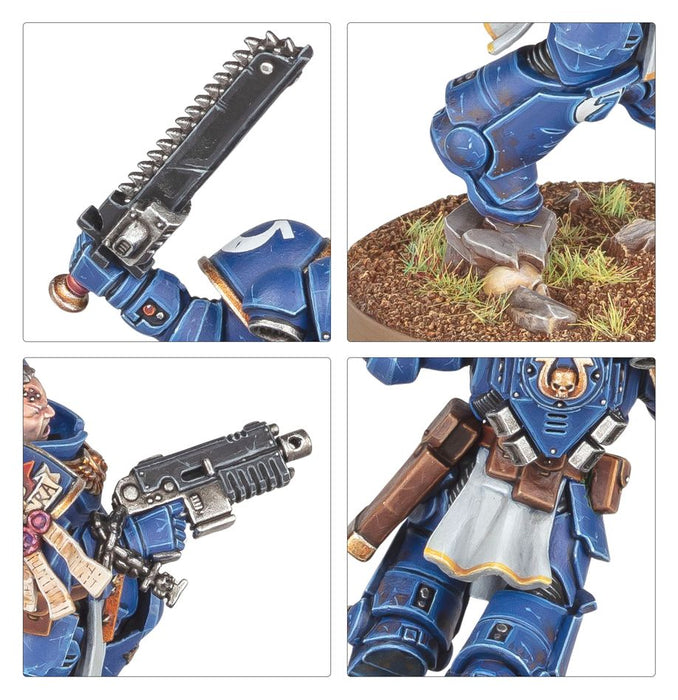 Collectible Miniature Games Games Workshop - Warhammer 40K - Space Marines - Lieutenant Titus - Commemorative Series - 55-08 - Cardboard Memories Inc.