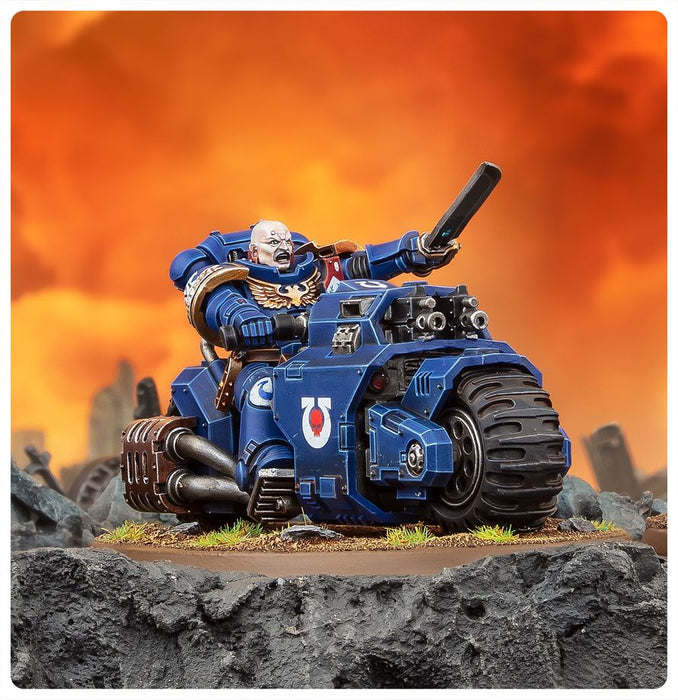 Games Workshop - Warhammer 40K - Space Marines - Outrider Squad - 48-112 - Pre-Order |
Cardboard Memories Inc.
5011921267552