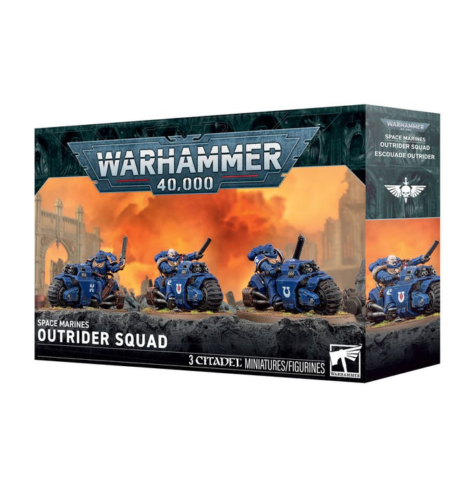 Games Workshop - Warhammer 40K - Space Marines - Outrider Squad - 48-112 - Pre-Order |
Cardboard Memories Inc.
5011921267552