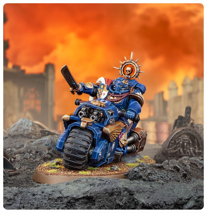 Games Workshop - Warhammer 40K - Space Marines - Captain on Bike - 48-113 - Pre-Order |
Cardboard Memories Inc.
5011921267569