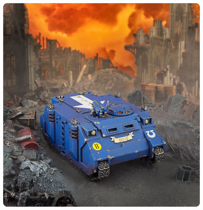 Games Workshop - Warhammer 40K - Space Marines - Rhino - 48-109 - Pre-Order |
Cardboard Memories Inc.
5011921279074