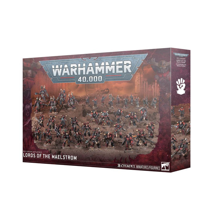 Collectible Miniature Games Games Workshop - Warhammer 40K - Chaos Space Marines - Red Corsairs Battleforce - Lords of the Maelstrom - 43-108 - Cardboard Memories Inc.