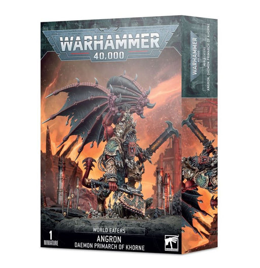 Collectible Miniature Games Games Workshop - Warhammer 40K - Chaos Space Marines - World Eaters - Angron Daemon Primarch of Khrone - 43-28 - Cardboard Memories Inc.
