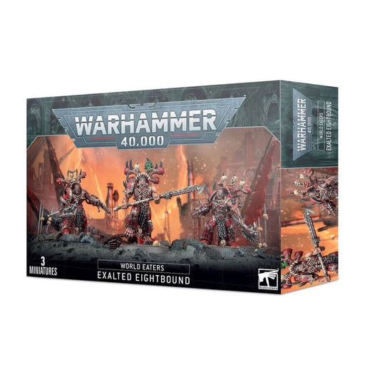 Collectible Miniature Games Games Workshop - Warhammer 40K - Chaos Space Marines - World Eaters - Exalted Eightbound - 43-72 - Cardboard Memories Inc.