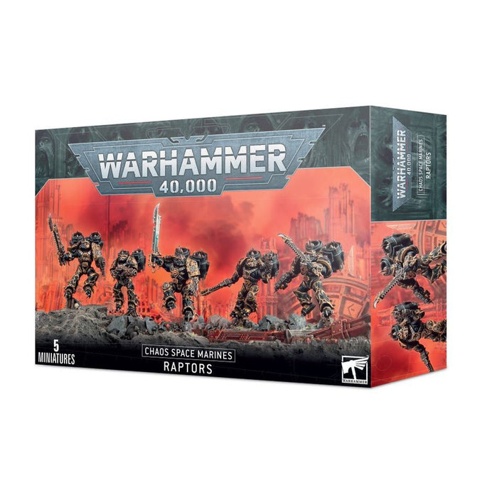 Collectible Miniature Games Games Workshop - Warhammer 40K - Chaos Space Marines - Raptors - 10th Edition - 43-13 - Cardboard Memories Inc.
