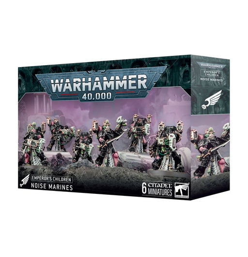 Collectible Miniature Games Games Workshop - Warhammer 40K - Chaos Space Marines - Emperors Children - Noise Marines - 37-10 - Cardboard Memories Inc.
