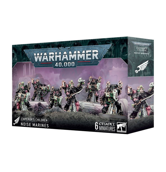 Collectible Miniature Games Games Workshop - Warhammer 40K - Chaos Space Marines - Emperors Children - Noise Marines - 37-10 - Cardboard Memories Inc.