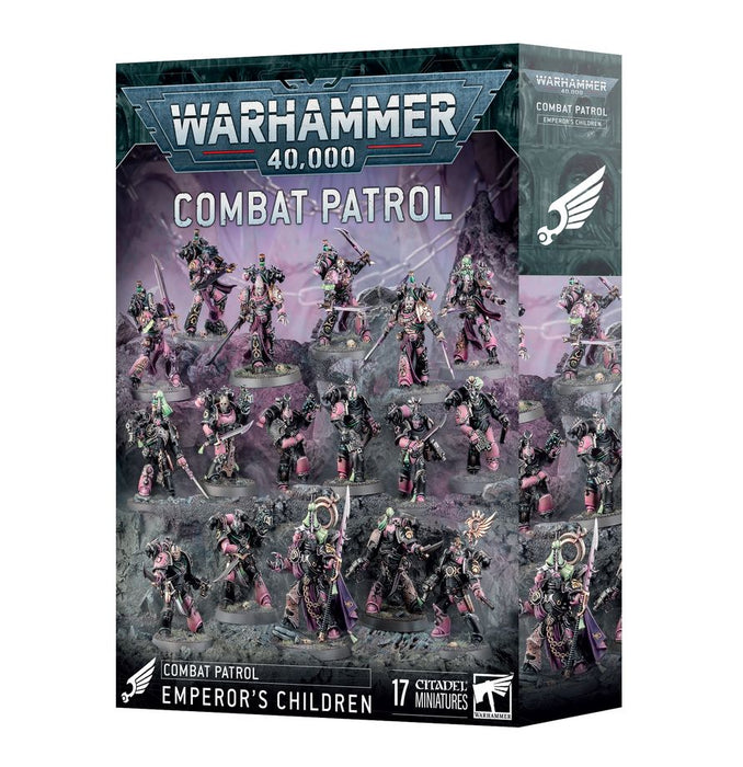 Collectible Miniature Games Games Workshop - Warhammer 40K - Emperors Children - Combat Patrol - 73-10 - Cardboard Memories Inc.