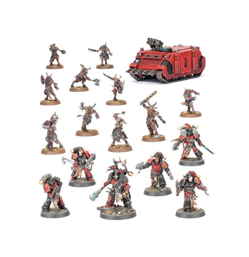 Games Workshop - Warhammer 40K - Chaos Space Marines - Red Corsairs - Combat Patrol - 73-433 - Pre-Order, Available March 21st, 2026 |
Cardboard Memories Inc.
5011921251360