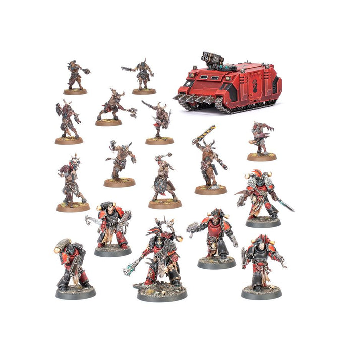 Collectible Miniature Games Games Workshop - Warhammer 40K - Chaos Space Marines - Red Corsairs - Combat Patrol - 73-433 - Cardboard Memories Inc.