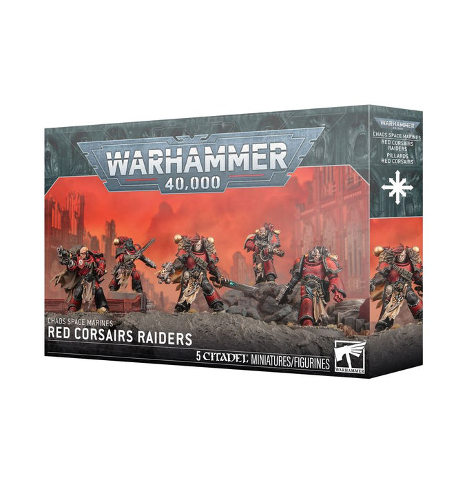 Collectible Miniature Games Games Workshop - Warhammer 40K - Chaos Space Marines - Red Corsairs - Raiders - 43-113 - Cardboard Memories Inc.