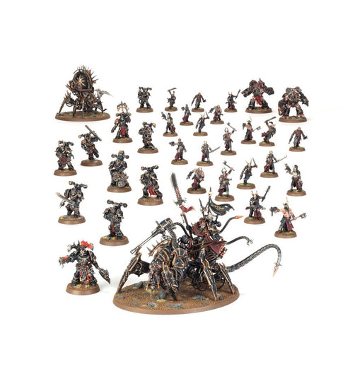 Collectible Miniature Games Games Workshop - Warhammer 40K - Chaos Space Marines - Battleforce Warband - 71-44 - Cardboard Memories Inc.