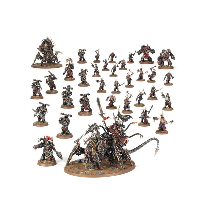 Collectible Miniature Games Games Workshop - Warhammer 40K - Chaos Space Marines - Battleforce Warband - 71-44 - Cardboard Memories Inc.