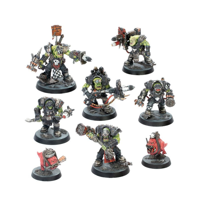 Collectible Miniature Games Games Workshop - Warhammer 40K - Kill Team - Wrecka Krew - Ork Breaka Boys and Tankbustas Mob - 103-87 - Cardboard Memories Inc.