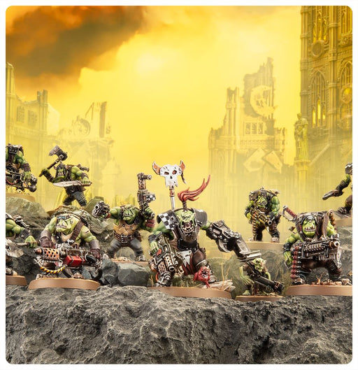 Collectible Miniature Games Games Workshop - Warhammer 40K - Orks - Boyz - 50-80 - Pre-Order - Cardboard Memories Inc.