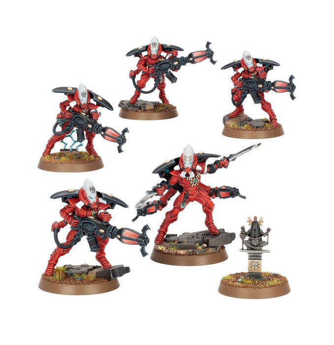 Collectible Miniature Games Games Workshop - Warhammer 40K - Aeldari - Warp Spiders - 46-43 - Cardboard Memories Inc.