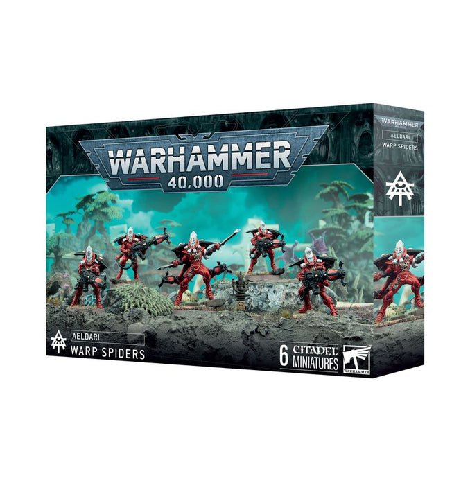 Collectible Miniature Games Games Workshop - Warhammer 40K - Aeldari - Warp Spiders - 46-43 - Cardboard Memories Inc.