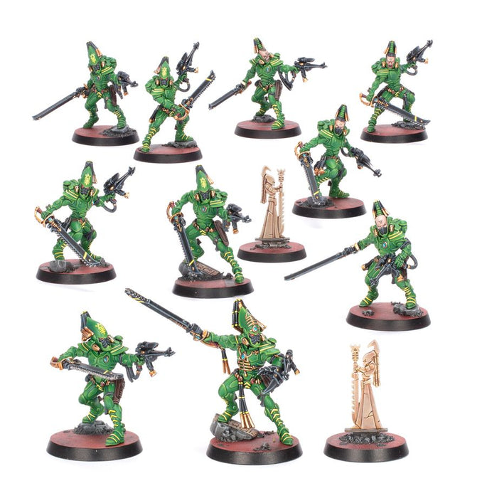 Collectible Miniature Games Games Workshop - Warhammer 40K - Kill Team - Blades of Khaine - Aeldari Striking Scorpion Aspect Warriors - 103-41 - Cardboard Memories Inc.