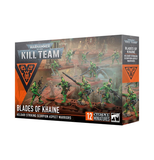 Collectible Miniature Games Games Workshop - Warhammer 40K - Kill Team - Blades of Khaine - Aeldari Striking Scorpion Aspect Warriors - 103-41 - Cardboard Memories Inc.