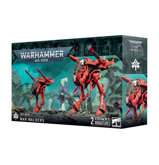 Collectible Miniature Games Games Workshop - Warhammer 40K - Aeldari - War Walkers - 46-18 - Cardboard Memories Inc.