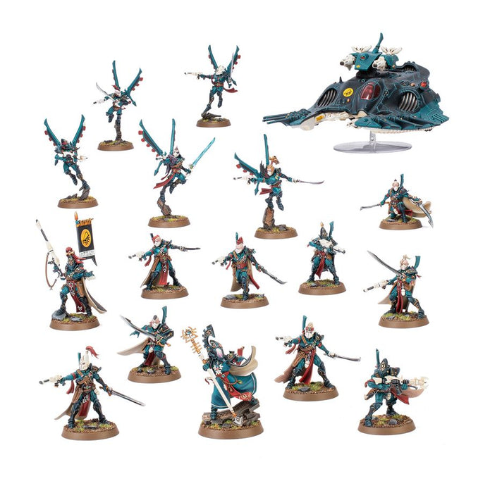 Collectible Miniature Games Games Workshop - Warhammer 40K - Aeldari Corsairs - Combat Patrol - 73-463 - Cardboard Memories Inc.