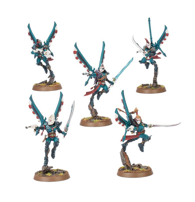 Collectible Miniature Games Games Workshop - Warhammer 40K - Aeldari - Corsair Skyreavers - 46-80 - Cardboard Memories Inc.