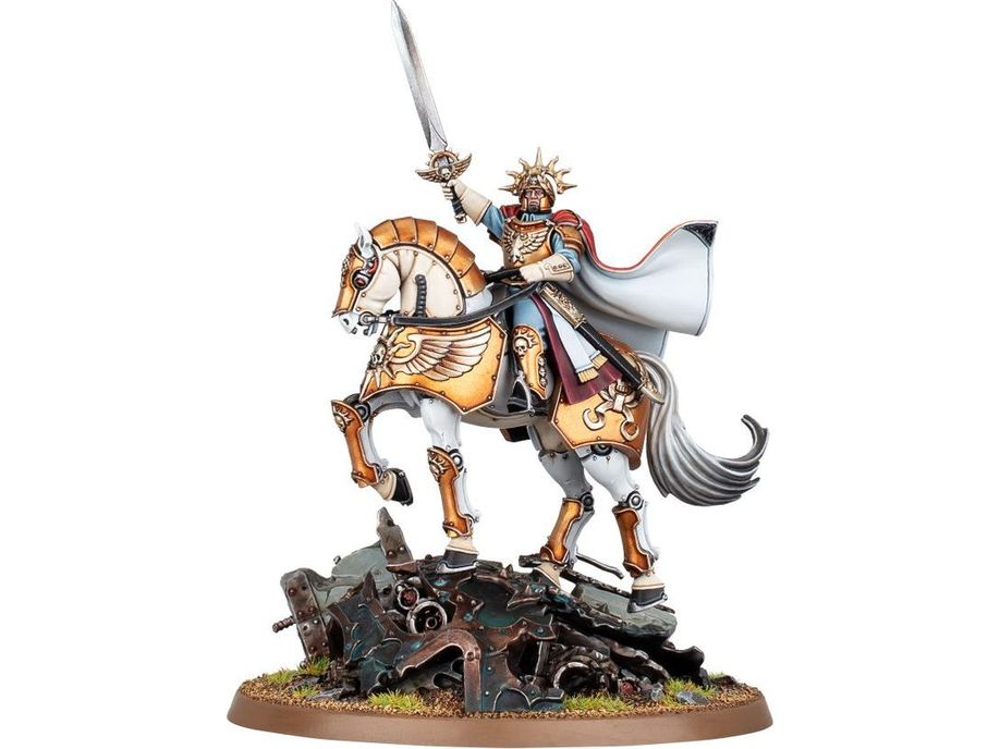 Collectible Miniature Games Games Workshop - Warhammer 40K - Astra Militarum - Lord Solar Leontus - 47-35 - Cardboard Memories Inc.