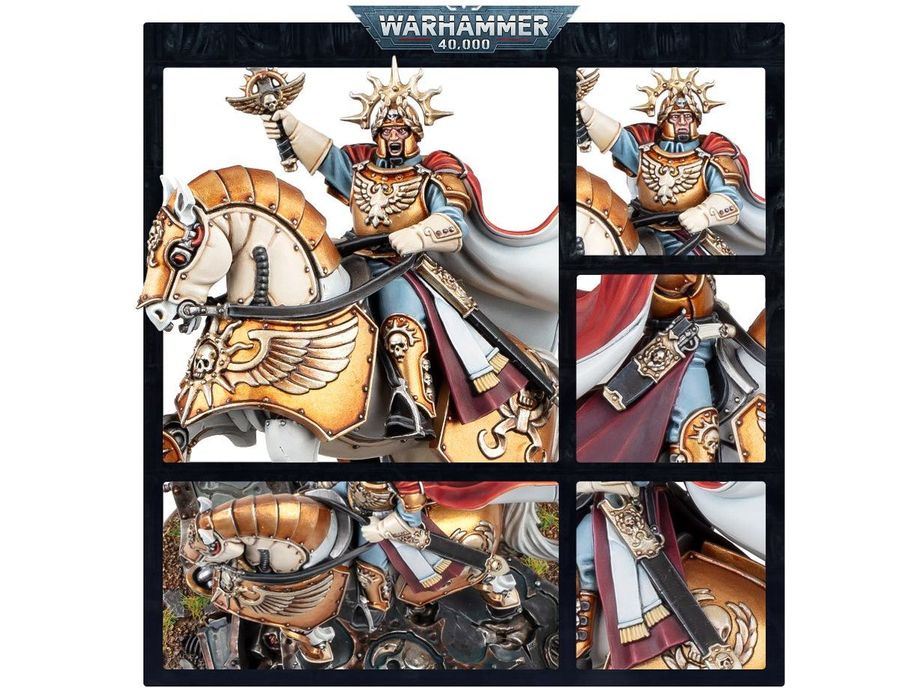 Collectible Miniature Games Games Workshop - Warhammer 40K - Astra Militarum - Lord Solar Leontus - 47-35 - Cardboard Memories Inc.