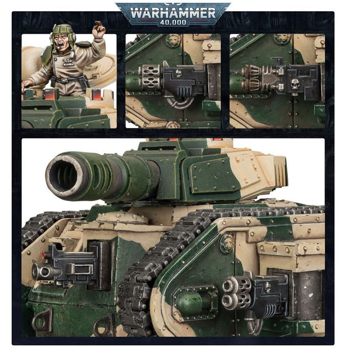 Collectible Miniature Games Games Workshop - Warhammer 40K - Astra Militarum - Leman Russ Battle Tank - 47-06 - Cardboard Memories Inc.