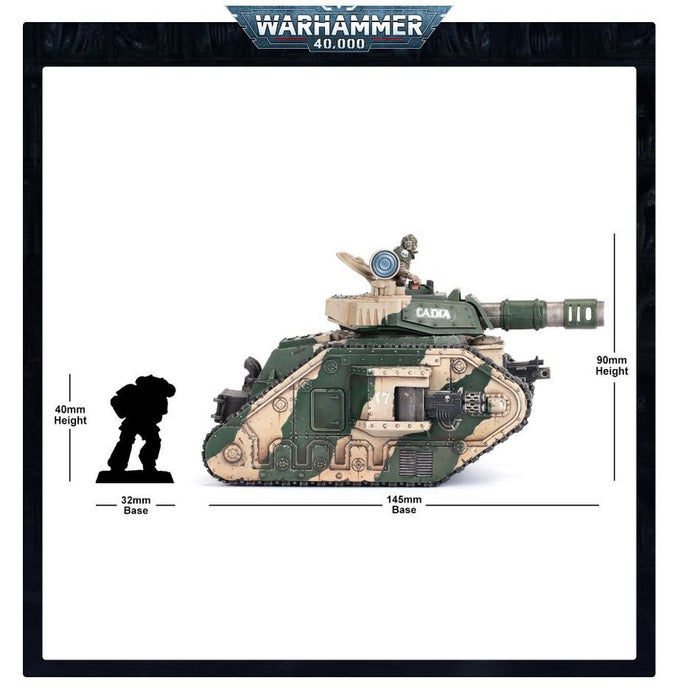 Collectible Miniature Games Games Workshop - Warhammer 40K - Astra Militarum - Leman Russ Battle Tank - 47-06 - Cardboard Memories Inc.