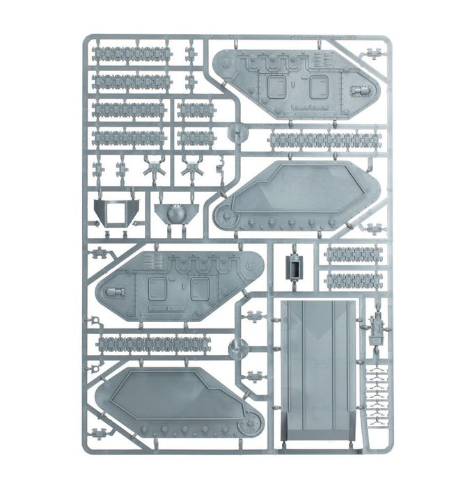 Collectible Miniature Games Games Workshop - Warhammer 40K - Astra Militarum - Leman Russ Battle Tank - 47-06 - Cardboard Memories Inc.