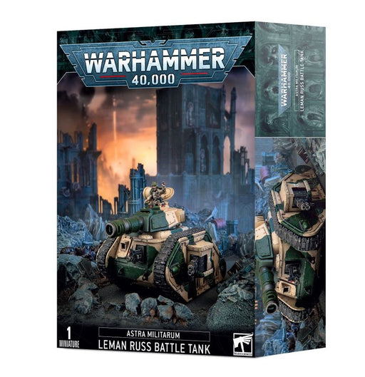 Collectible Miniature Games Games Workshop - Warhammer 40K - Astra Militarum - Leman Russ Battle Tank - 47-06 - Cardboard Memories Inc.