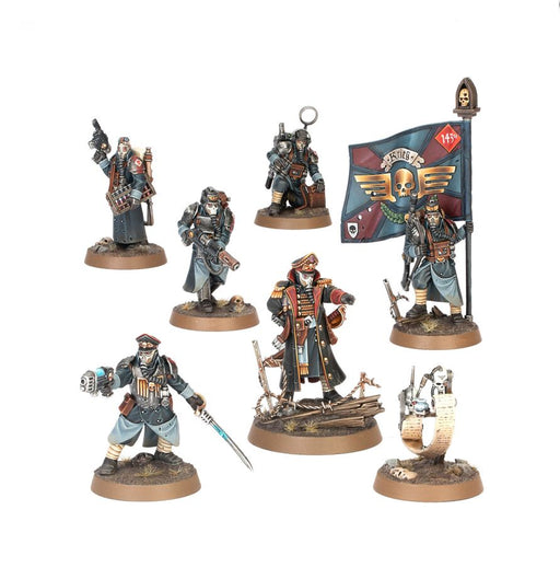 Collectible Miniature Games Games Workshop - Warhammer 40K - Astra Militarum - Krieg Command Squad - 47-72 - Cardboard Memories Inc.